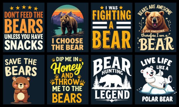 Bear T- Shirt Design Bundle Review