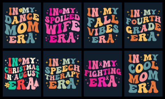 Era T-Shirt Design Bundle for Marketing and Branding