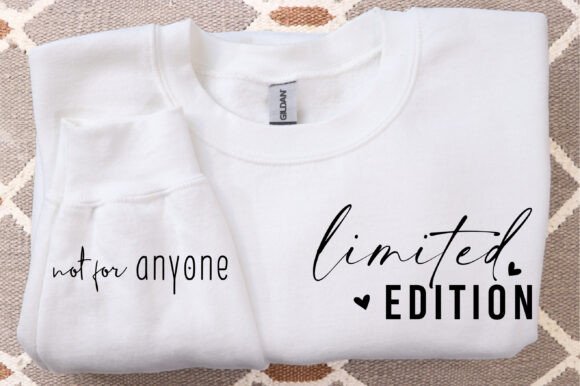Limited Edition SVG Sleeve Png Positive for T-Shirt Designs