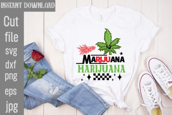 Marijuana SVG Cut File for T-Shirt Designs and Graphics