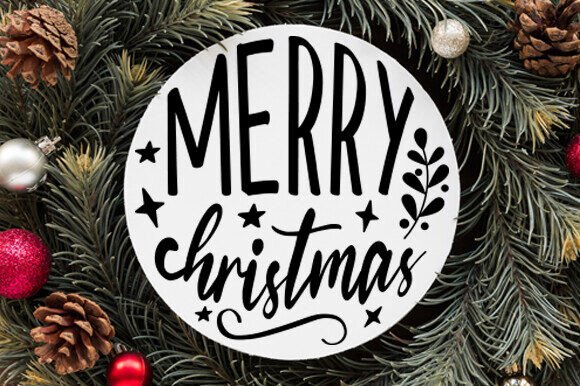 Merry Christmas SVG, Christmas Quote for Graphics & T-Shirt Designs