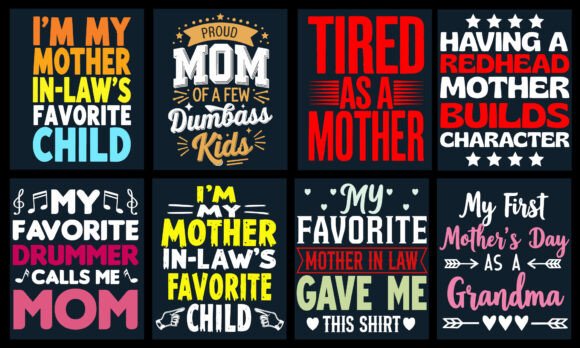 Mother Mummy Mom T-Shirt Design Bundle: Graphics & T-Shirt Designs Review