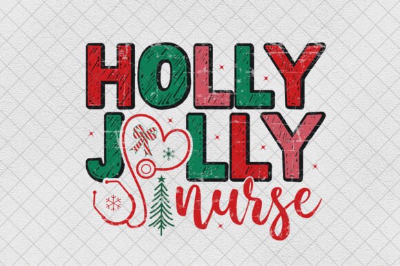 Nurse Christmas SVG for T-Shirt Designs and Graphics