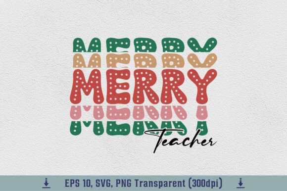 Retro Christmas Teacher Merry Varsity Graphics and T-Shirt Designs Review