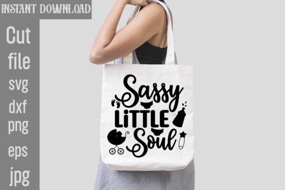 Sassy Little Soul SVG Cut File for T-Shirt Designs and Graphics