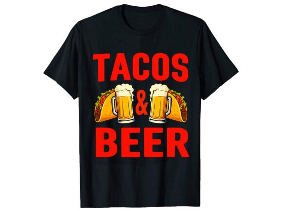 Tacos Beer Funny T-Shirt Designs: A Graphic Review